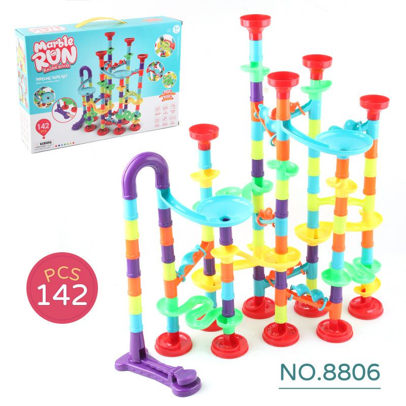 Mainan Anak Games Edukasi Marble Run/Mainan Anak Marble Run Pipa Pipeline Toys Set Bola Kelereng DIY