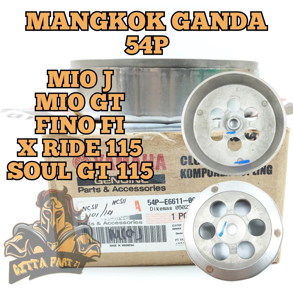 MANGKOK GANDA 54P 100% ASLI ORIGINAL YAMAHA YGP MIO J , SOUL GT 113 , MIO GT , X RIDE 115 , FINO 110