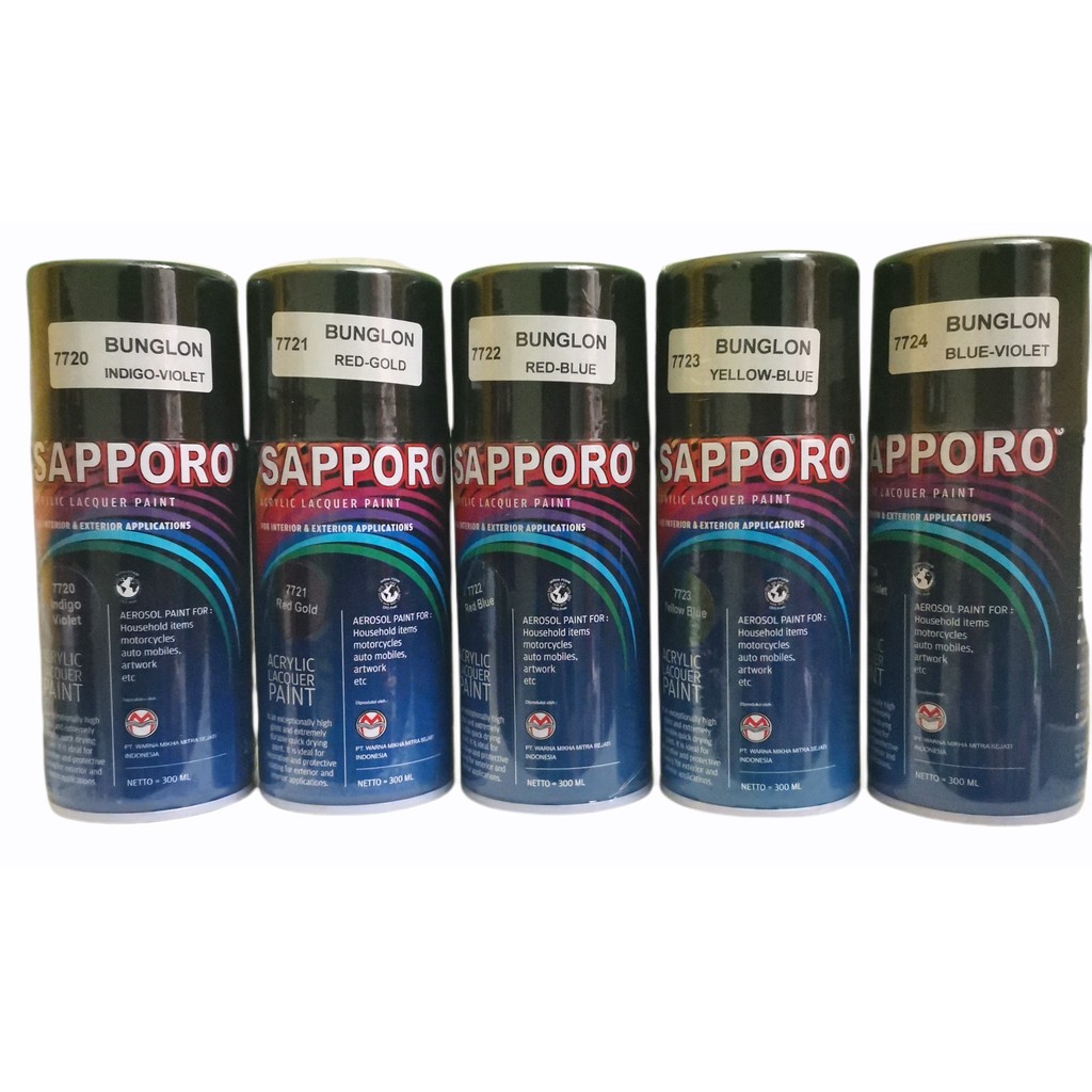 Paket Bunglon INDIGO VIOLET BLUE VIOLET RED GOLD BLUE 7720 7721 7722 7723 7724