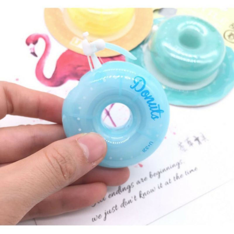 

correction tape bentuk donat/ correction tape murah/ correction tape unik/ correction tape lucu