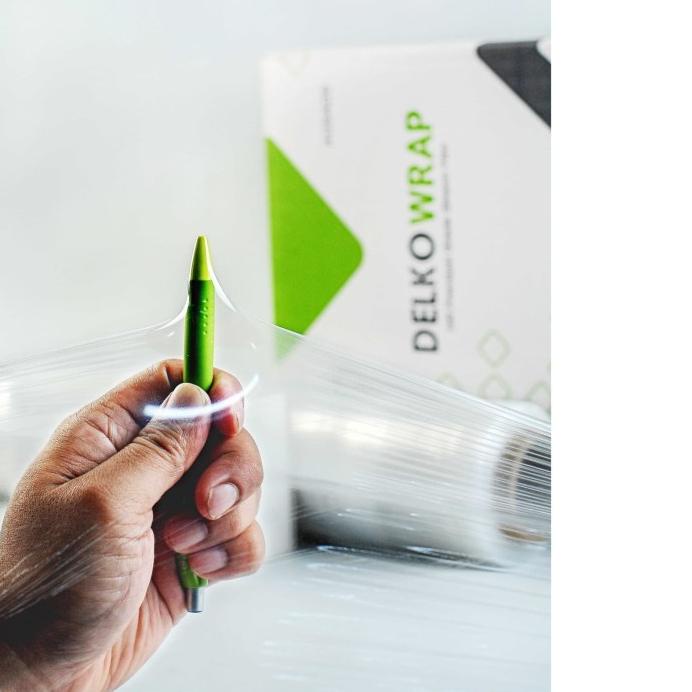 

☈ Plastik Wrapping Stretch Film 30cm x 250m BENING/HITAM DELKOWRAP /SATUAN ⅎ