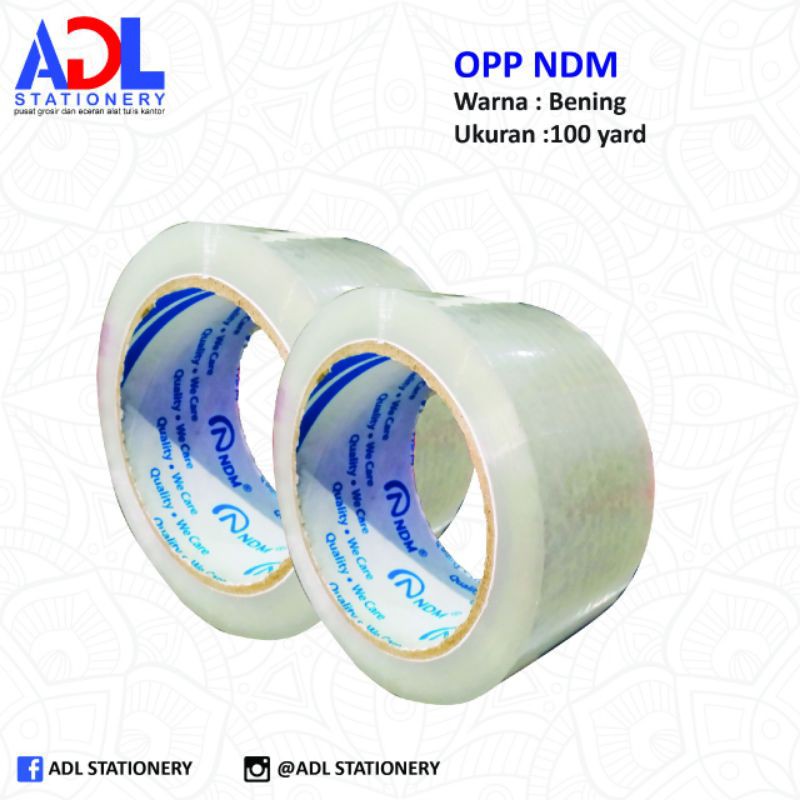 

Lakban Opp tebal NDM