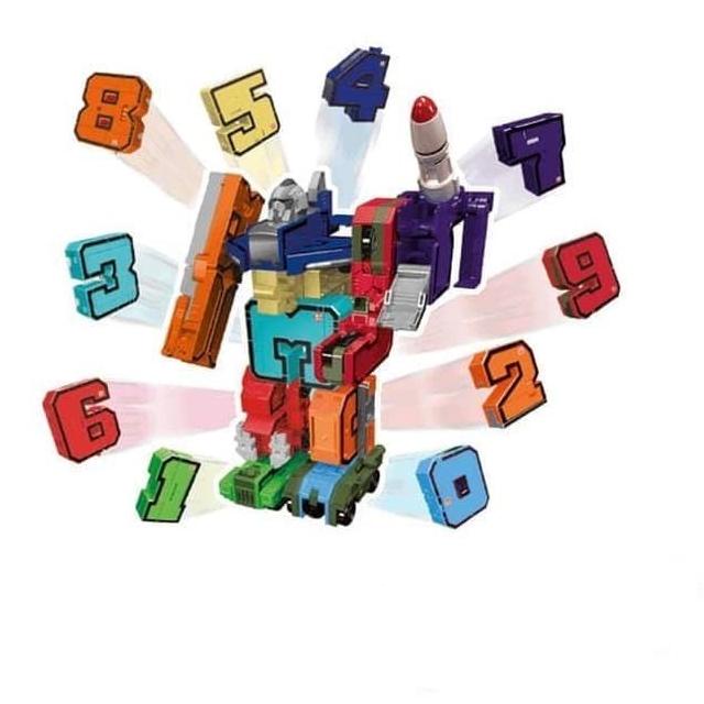 ➤ Emco POCKET MORPHERS - Number 2 Robot Transformers Angka Combiner ֍