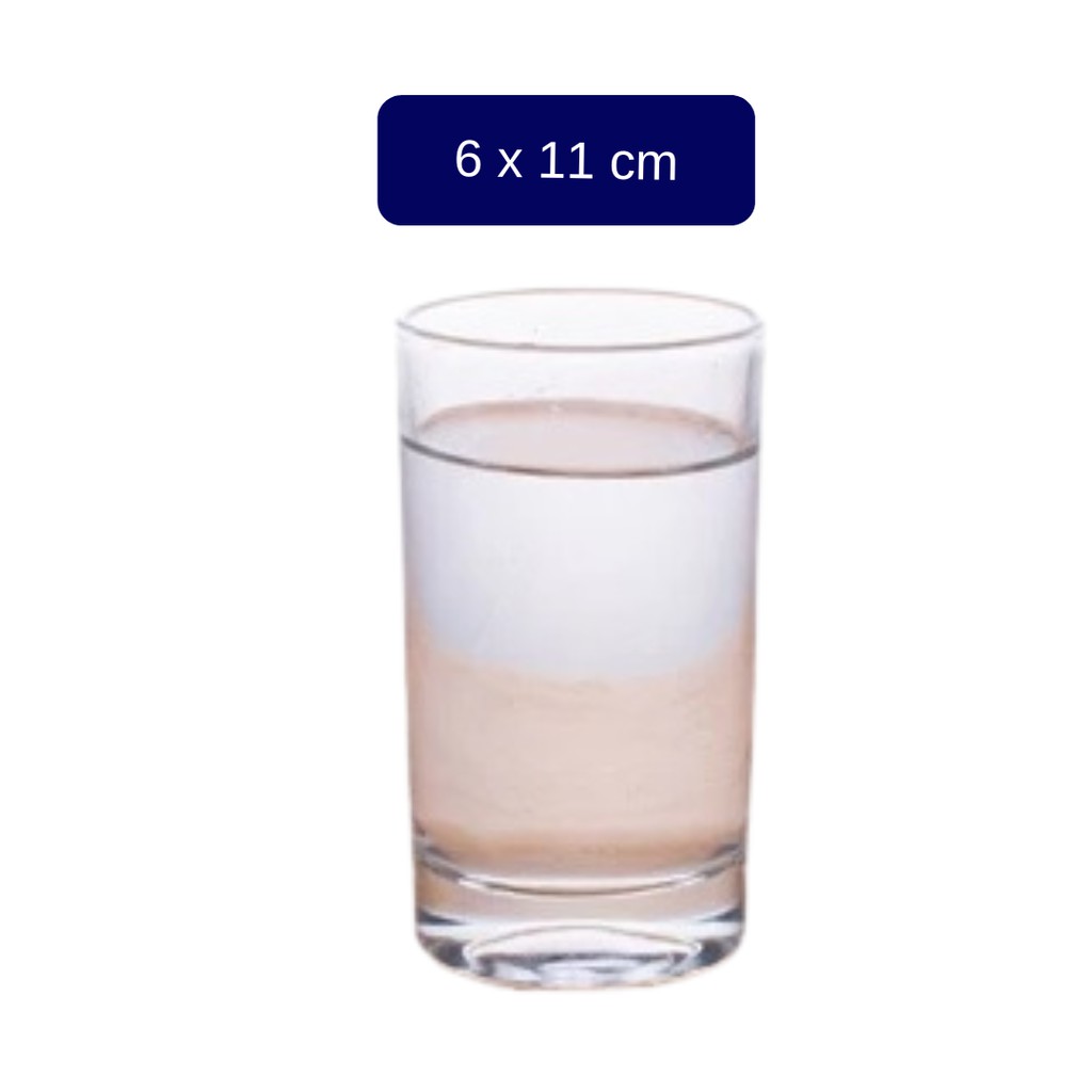 ACSINDO Gelas Kaca Bulat / Round Drinking Cup 150ml (P050)