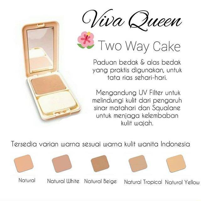 ❤ BELIA ❤ Viva Queen Two Way Cake Full Size / Refill with UV Filter &amp; Squalane 13g TWC BPOM HALAL