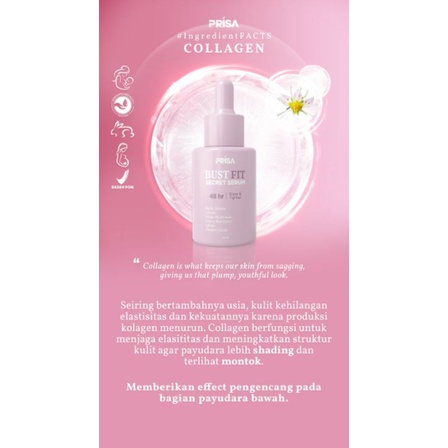 Prisa bust fit serum ( Bikin payudara) dijamin original  100%