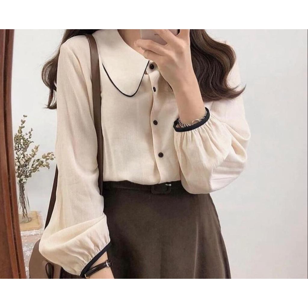 1KG MUAT 5PCS | CHAVA SHIRT TOP BLOUSE HITS OOTD SELEBGRAM FASHION GROSIR MURAH WANITA TERKINI