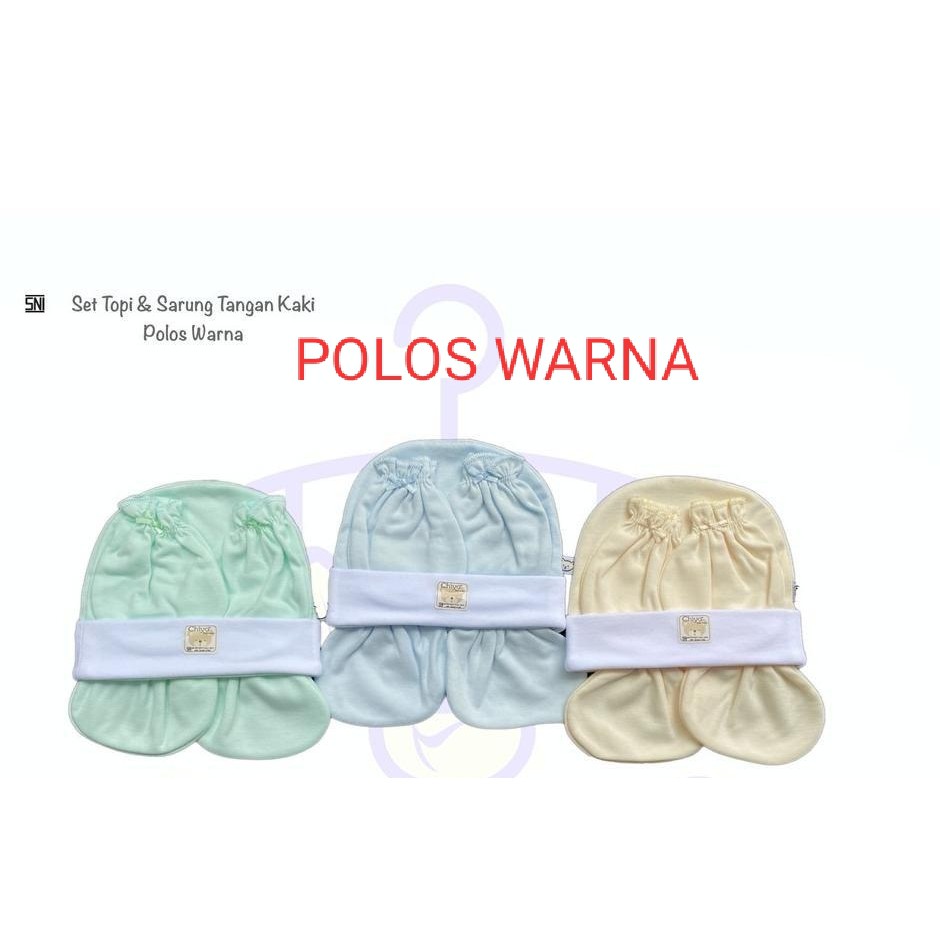 TERLEMBUT CHIYO Set Sarung Tangan Kaki + Topi SNI