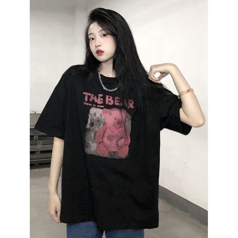 GROSIR.OVERSIZE THE BEAR/KAOS OVERSIZE WANITA