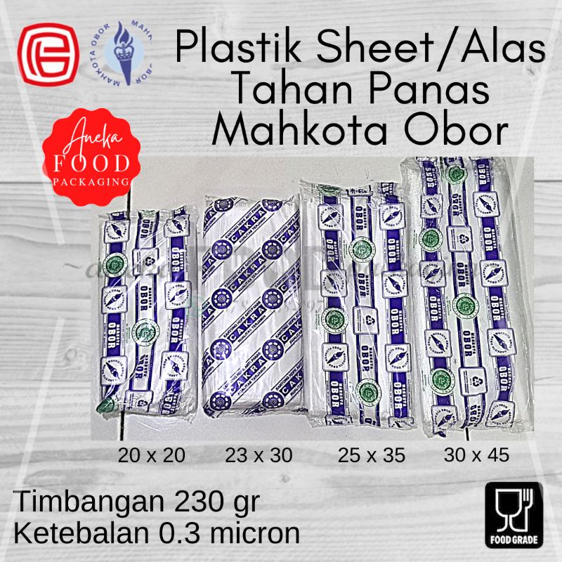 Jual Plastik Sheet Alas Tahan Panas Mahkota Obor Anti Panas Hdpe Lembar Shopee Indonesia 6304