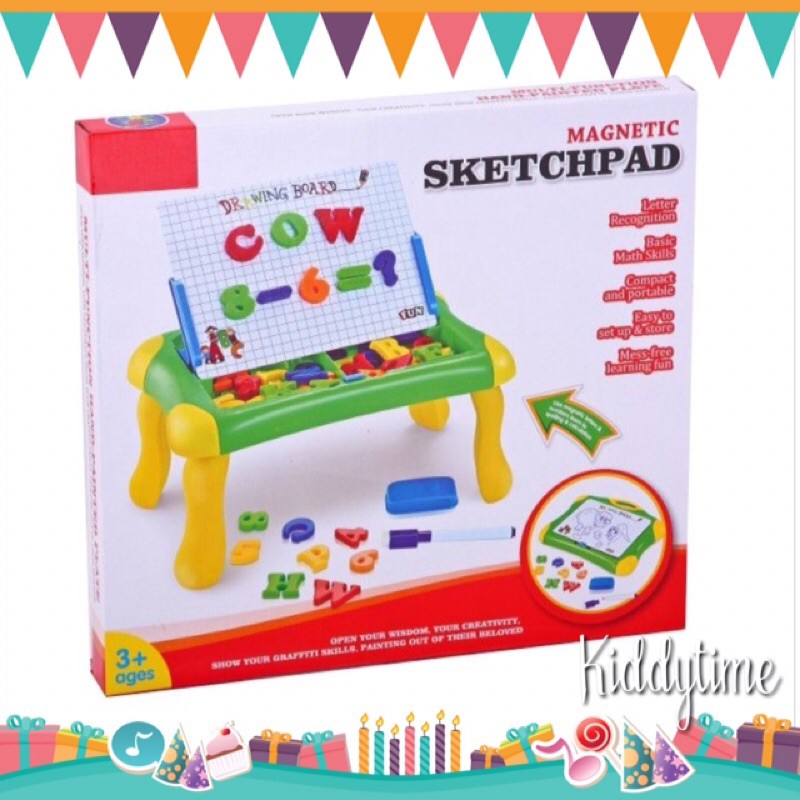 

Magnetic Sketchpad drawing board magnet / papan tulis magnet / meja belajar anak