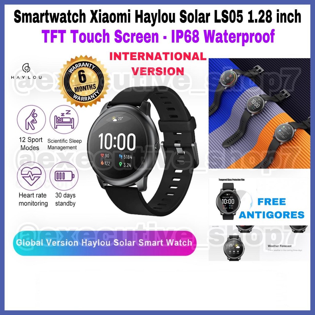 Smartwatch Haylou Solar LS05 TFT IP68 Internasional