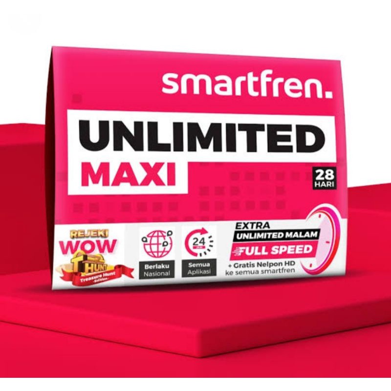 kuota smartfren unlimited 1+1gb / 28hari