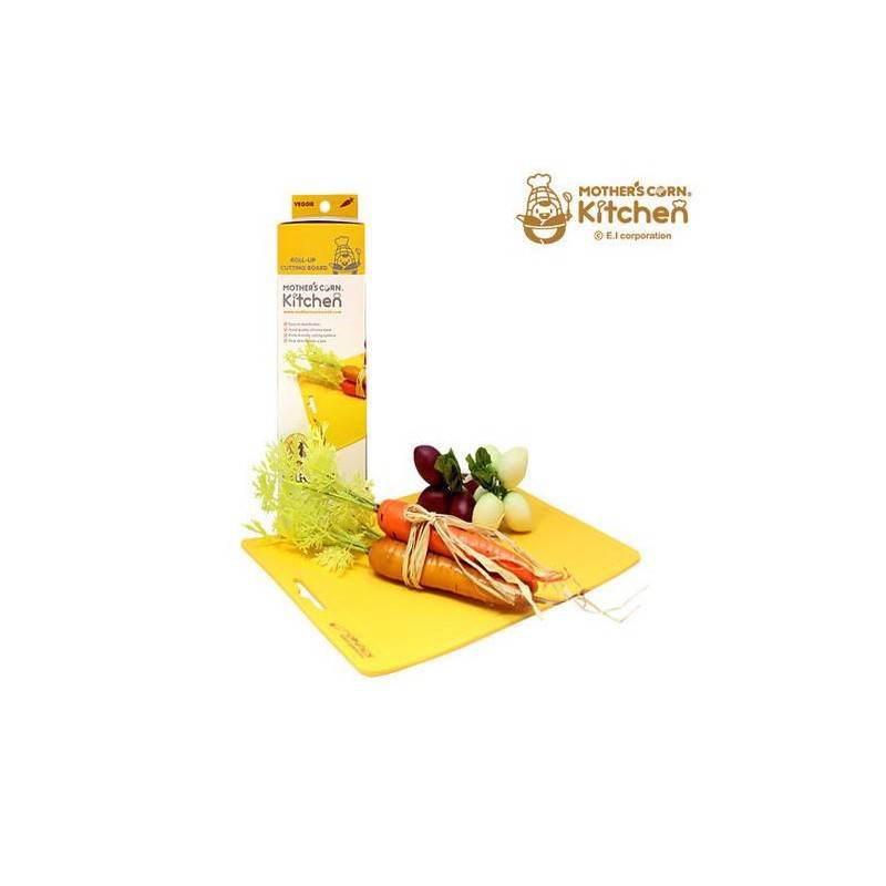 MOTHERS CORN SILICONE CUTTING BOARD yellow