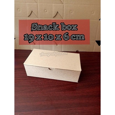 

Dus Kraft Kue Coklat Polos / dus kue 19 x 10 x 6 PER 10 PCS