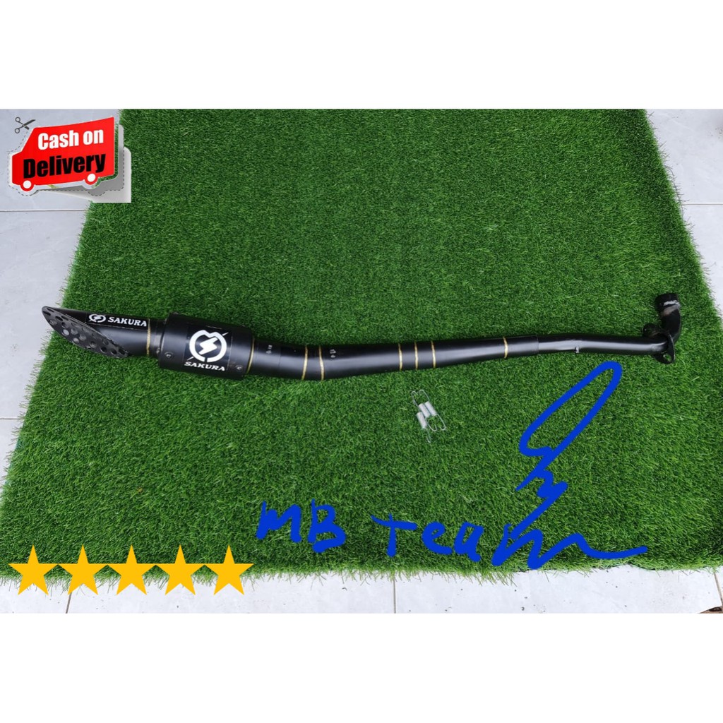 KNALPOT RACING VEGA ZR - VEGA R SAKURA BLACK