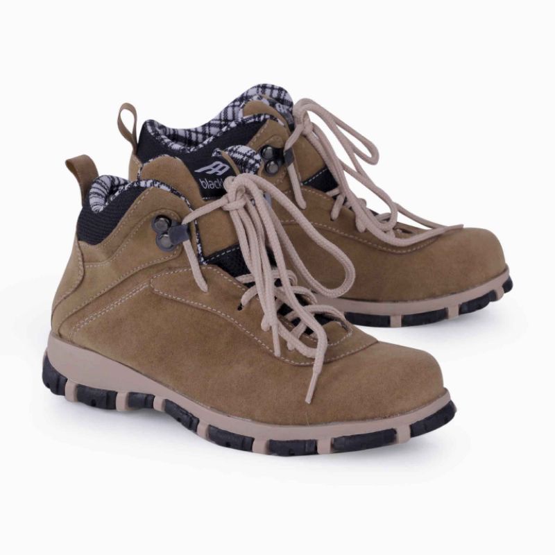 TERBARU ORIGINAL Sepatu Boot Kulit |  Sepatu Boots Anak Laki Laki Premium Keren Stylish Distro Warna Hitam Cream 31 - 35 | Sepatu Bot Casual Fashion Anak Cowok