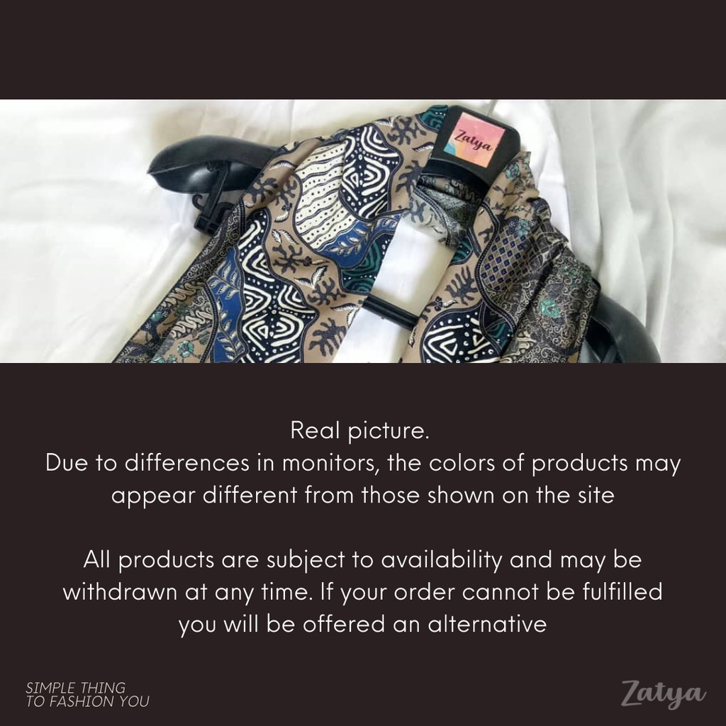 New Arrival ZATYA Long Syal/Scarf Batik Silk Series