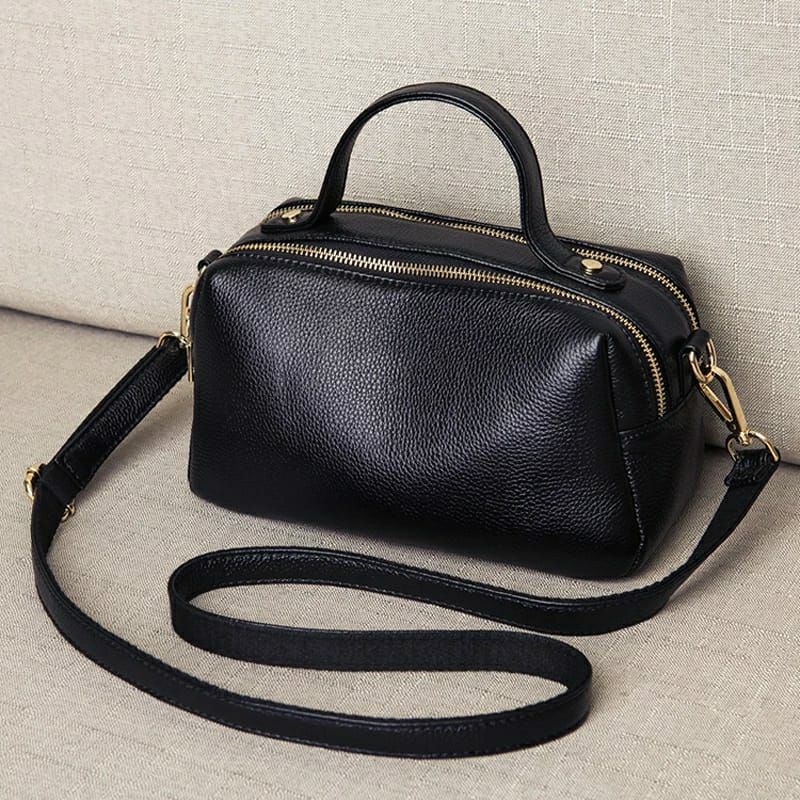 Tas Wanita kulit asli tas selempang kulit bisa dilepas tas kulit wanita asli kulit garut - tas selem