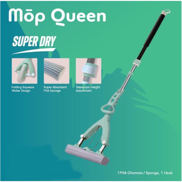 MopQueen Alat Pel Lantai Steincookware Sponge Mop Queen Stein