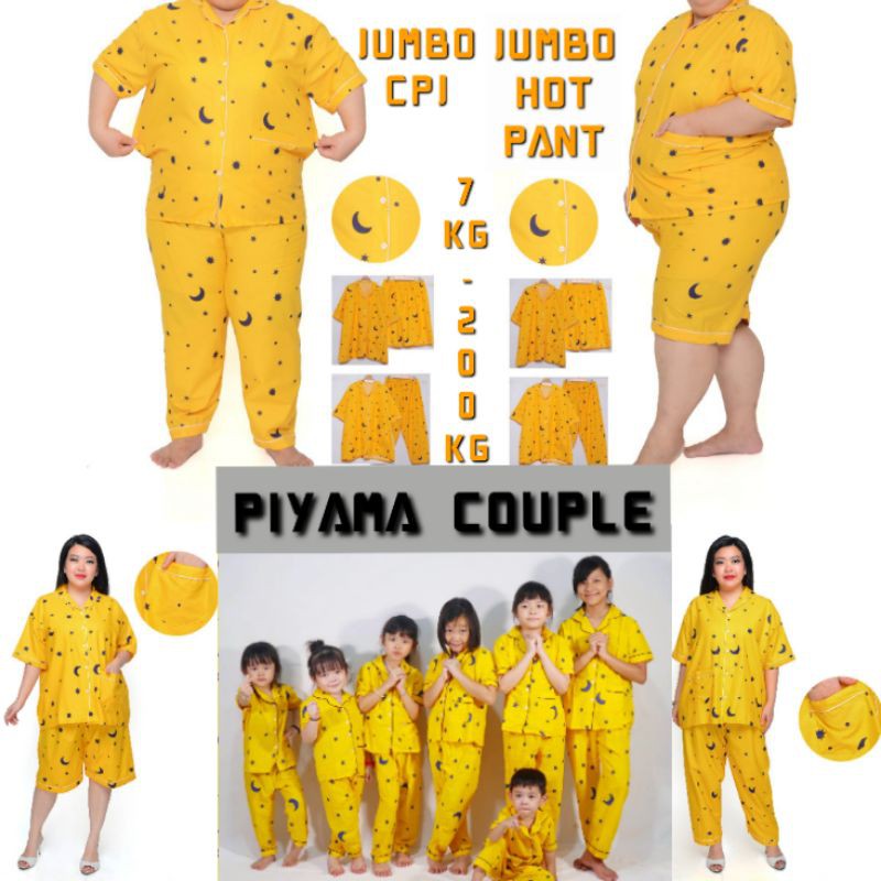 baju tidur couple pria / wanita / anak /cewek / cowok / Piyama Set celana panjang / Piama pasangan