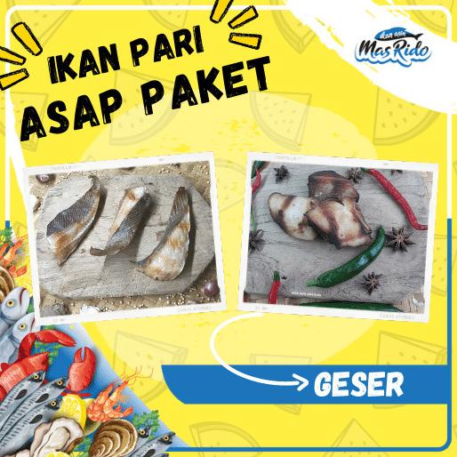 

[COD] Ikan Asap Pari / Ikan Pari Asap Paket Hemat 3 Daging 3 Sirip [COD]