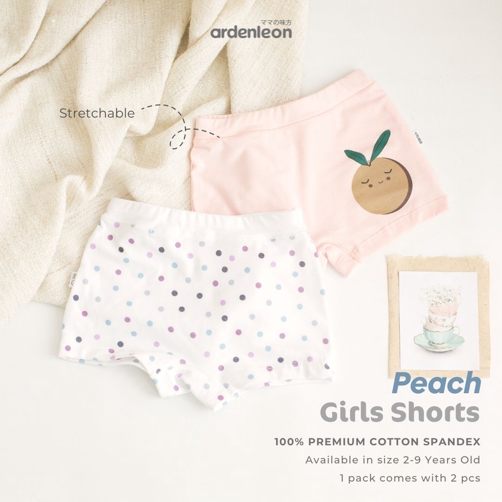 Ardenleon - Girls Shorts PEACH DOT