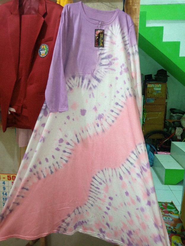 Gamis Kaos Soraya Jumbo Ori Ziray Batik