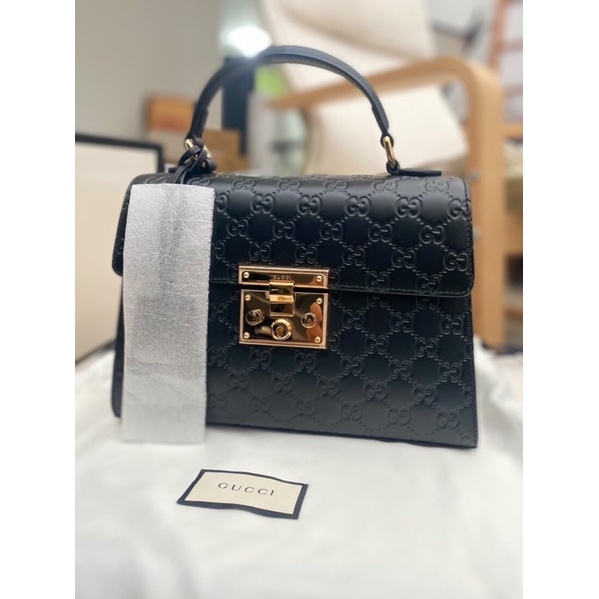 Gucci Padlock handle black