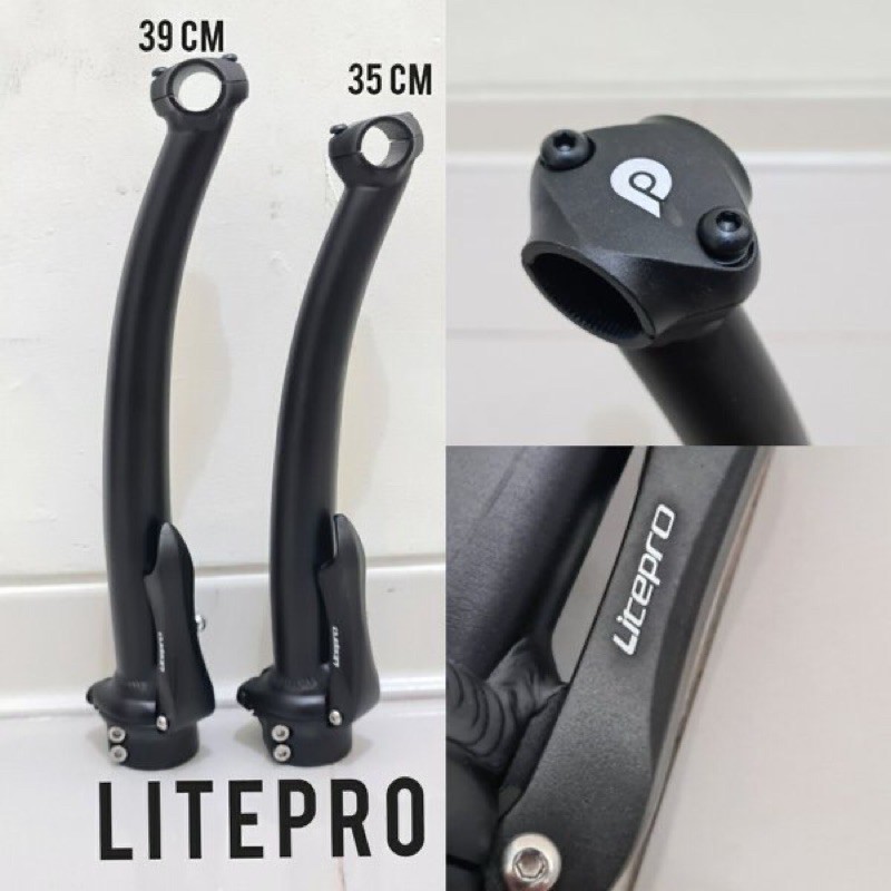 handlepost litepro model fix lengkung handlepost melengkung