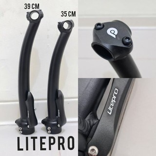 handlepost litepro model fix lengkung handlepost melengkung tiang stang sepeda bicycle parts komponen sepeda