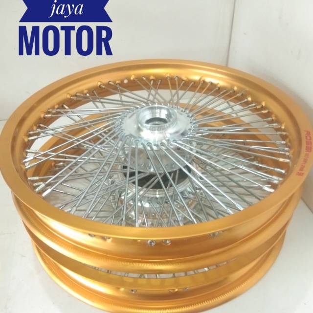Sepaket Velg Rossi Tromol Jari Seribu Paket Motor Mega pro - Gl pro -Tiger - Paketan Komplit Pnp