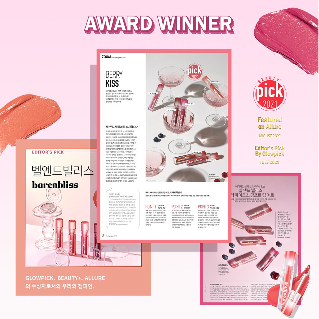 BNB barenbliss Berry Comfort Lip Cream Cantik Tahan Lama