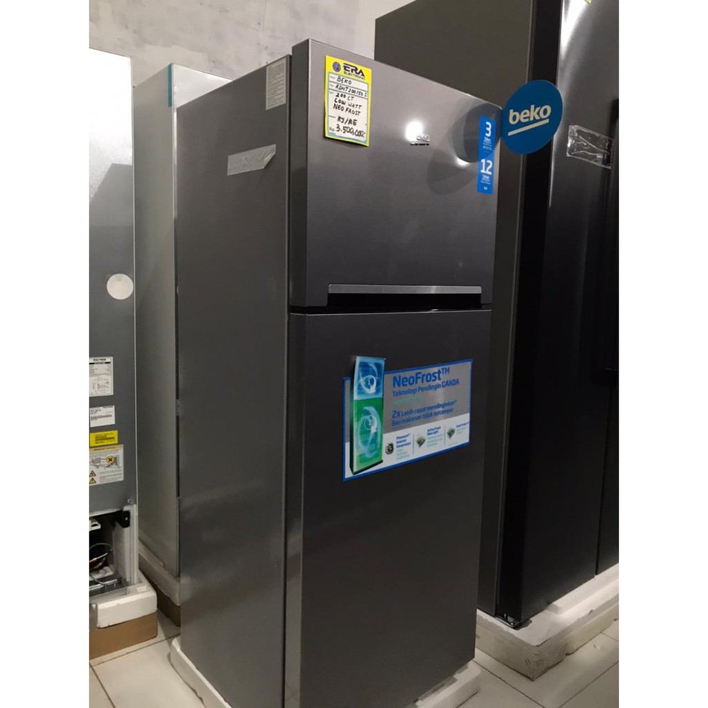 KULKAS BEKO RDNT 200I50 S 2 PINTU kapasitas 231 L
