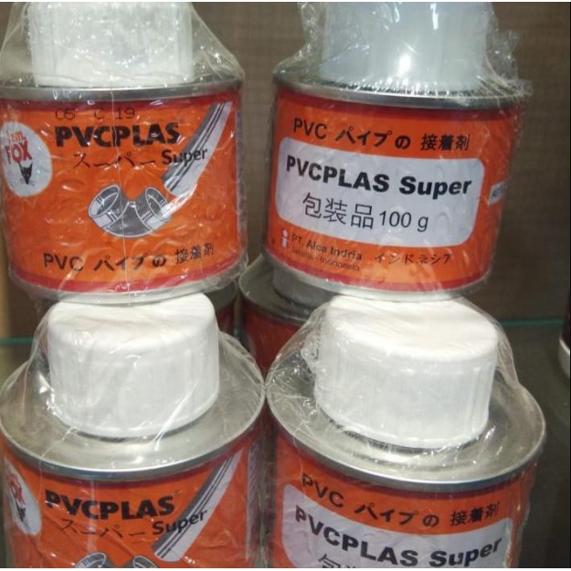 PVCPLAS SUPER KALENG 100 GR / LEM PIPA / LEM PVCPLAS