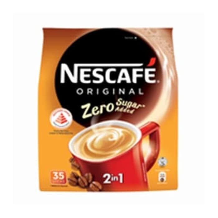 

#HANDCARRY Nescafe 2 in 1 Original Coffee Zero Sugar 35sX9g - UFOHCR1716