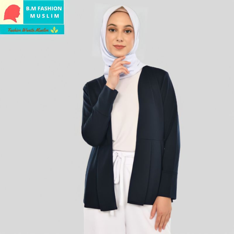 ATASAN OUTER CARDIGAN WANITA/FASHION BAJU MUSLIM KEKINIAN/TERBARU/ALL SIZE