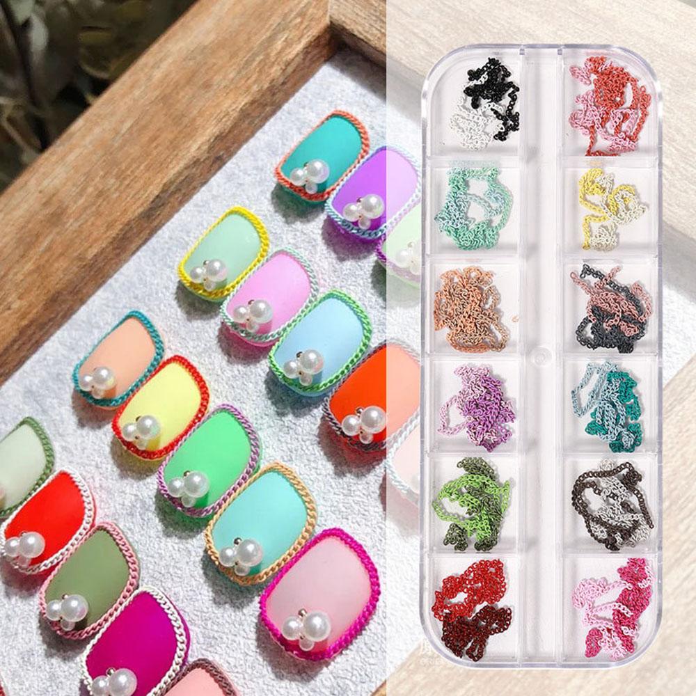 AUGUSTINA Augustina Dekorasi Nail Art 3D Spesial Manicure Aksesori Pesona DIY Hiasan Nail Art