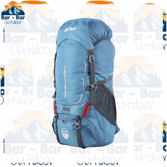Alan - Tas Outdoor Tas Gunung Carrier Rei Arei Ramelu 60L