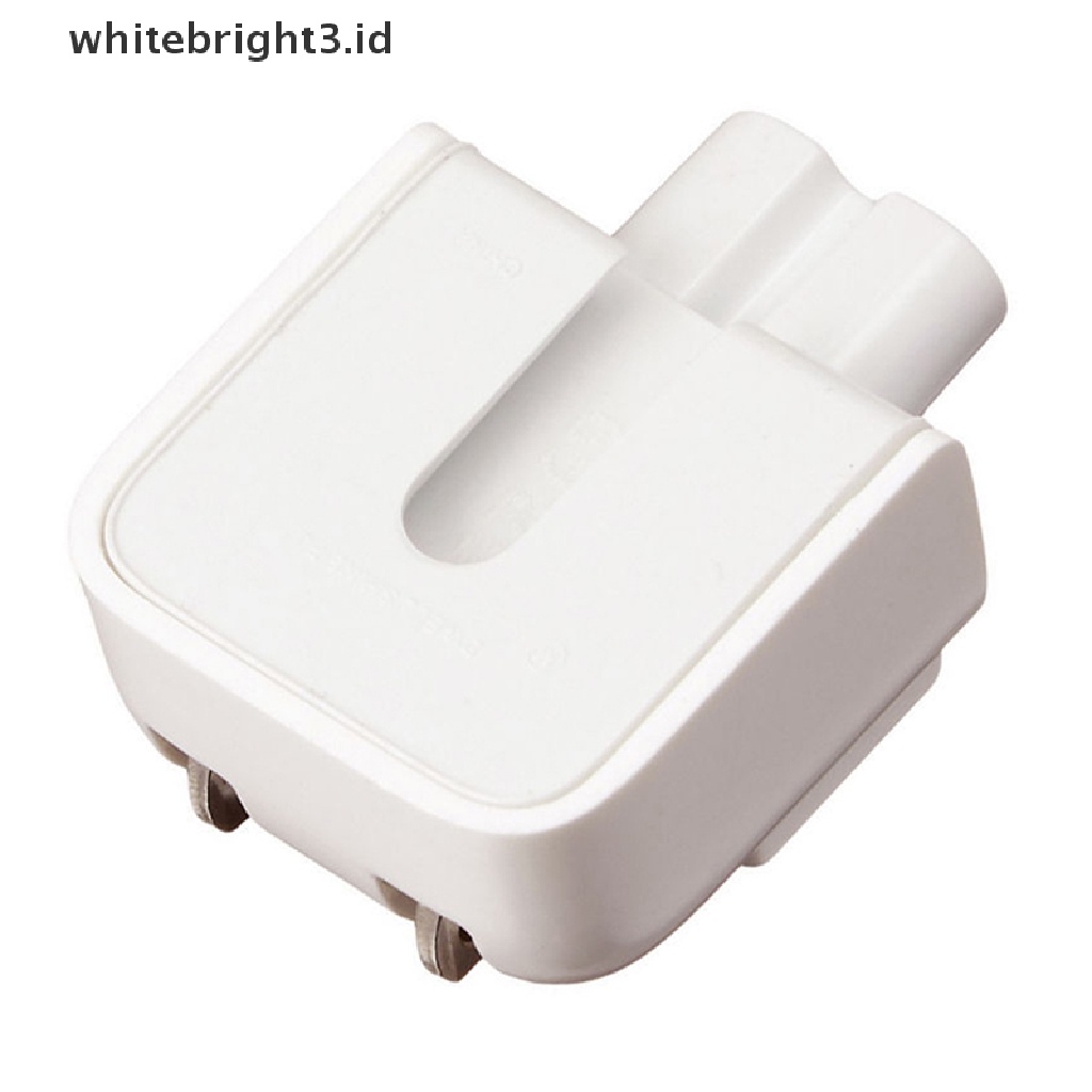 (whitebright3.id) Adapter Charger Power AC US Bentuk Bebek Untuk Apple MacBook Pro Air