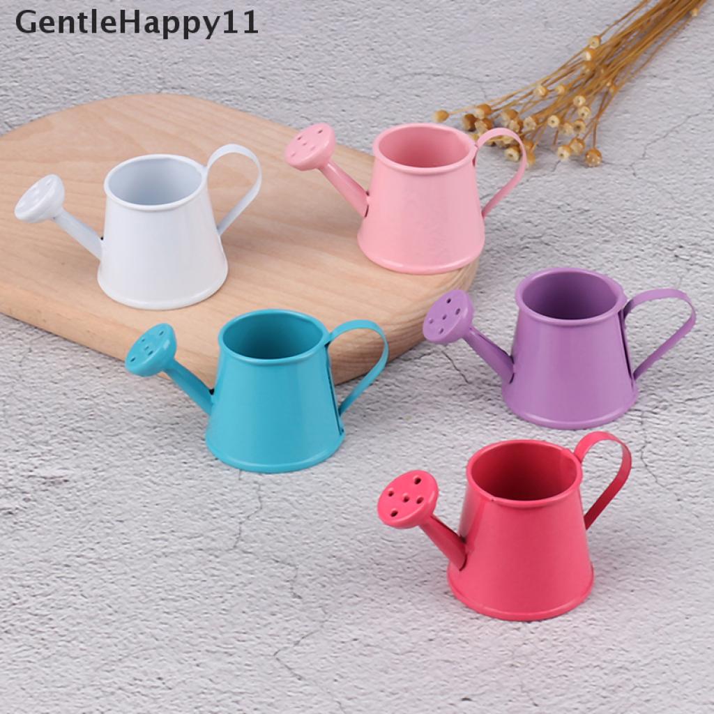 Gentlehappy 1Pc Miniatur Penyiram Tanaman Bahan Metal Skala 1 / 6 1 / 12 Untuk Dekorasi Rumah Boneka