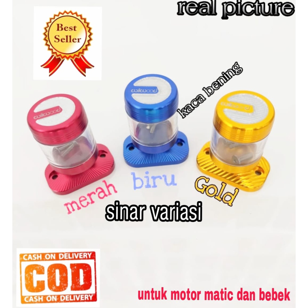 tutup minyak rem tabung minyak rem stempel tabung kaca motor Yamaha