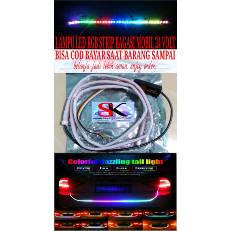 LAMPU LED STRIP BAGASI MOBIL 24 VOLT