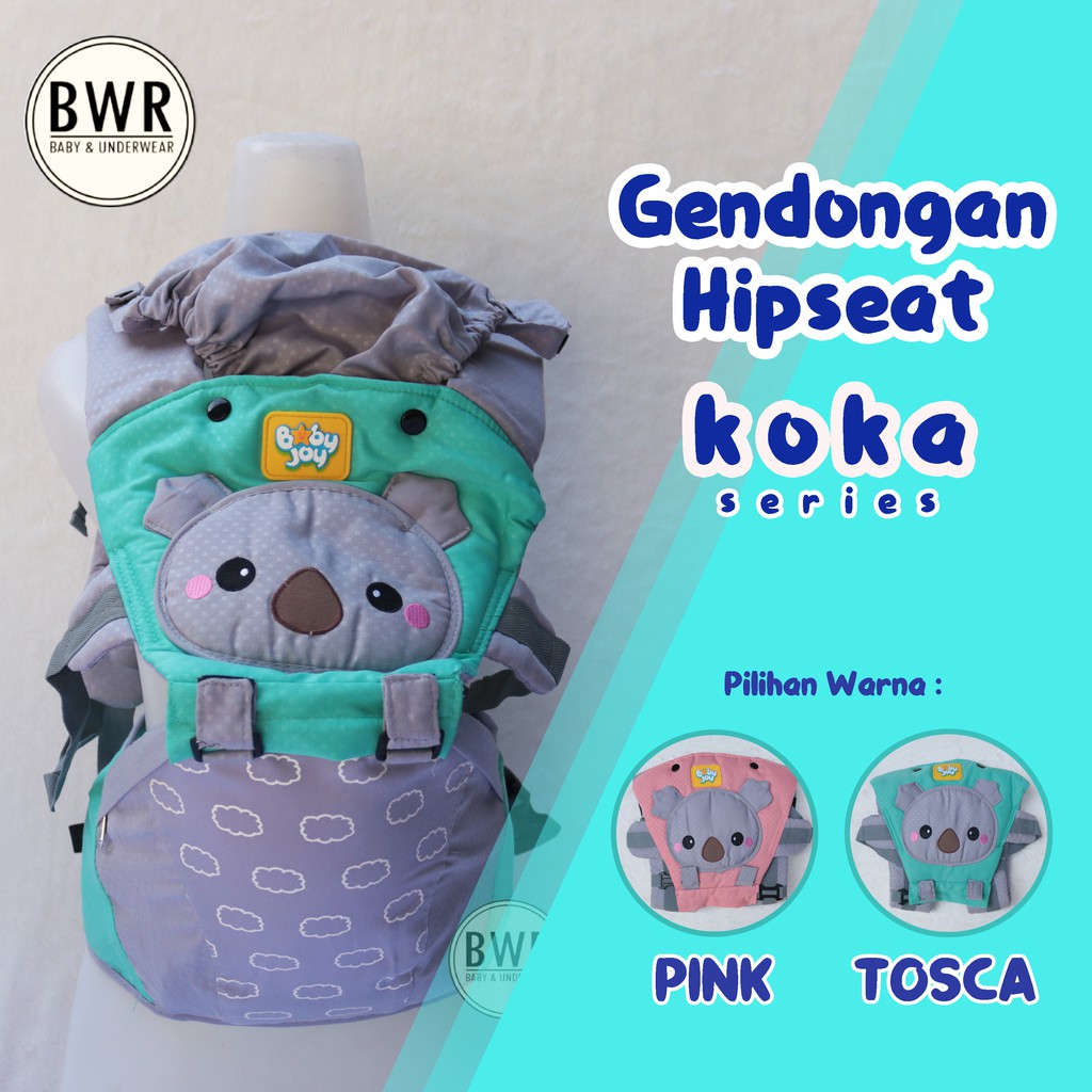 Gendongan Baby Joy BJG 3029 | Gendongan Depan Bayi Hipset Kokoa Series - Bwr