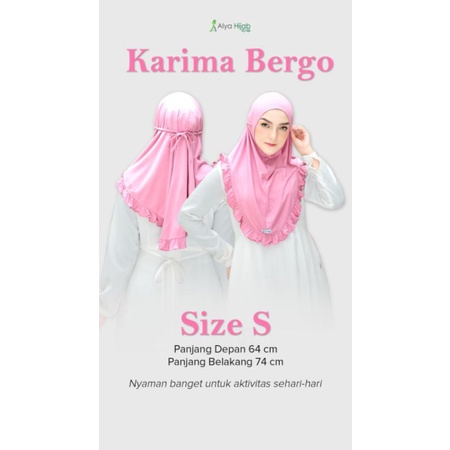 Alya hijab by naja Karima bergo instan premium kekinian terlaris-5