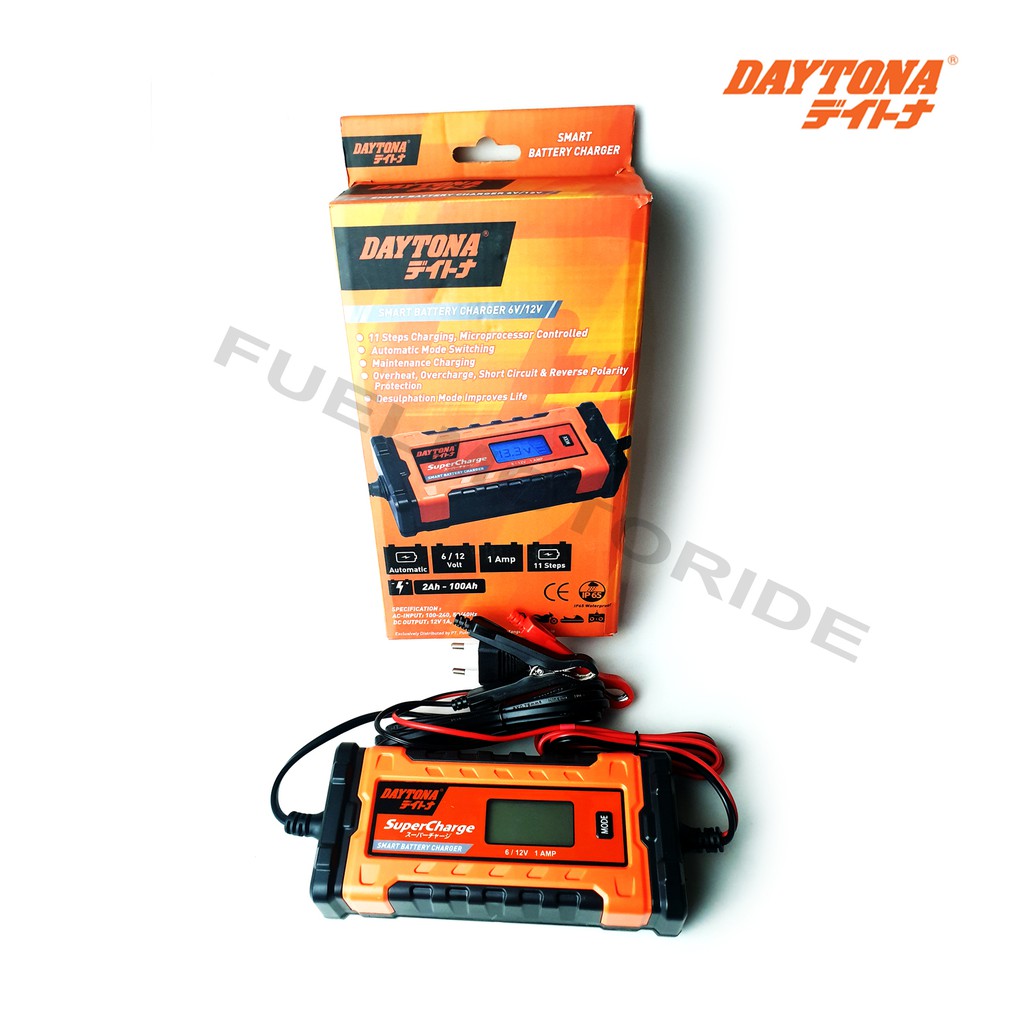 Original Daytona Supercharge Charger Aki Accu Nmax Xmax ADV R25 CBR Moge