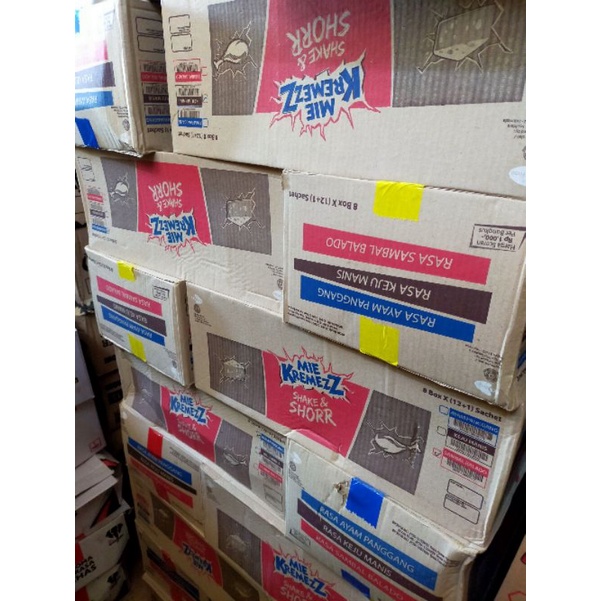 

Mie kremez shake & shore harga perkarton isi 8box
