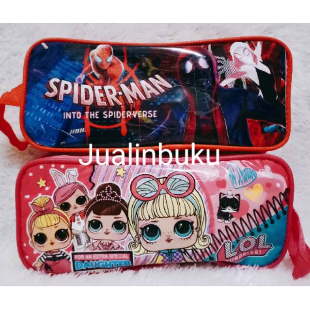 

Tempat Pensil Anak Resleting Motiv Kartun