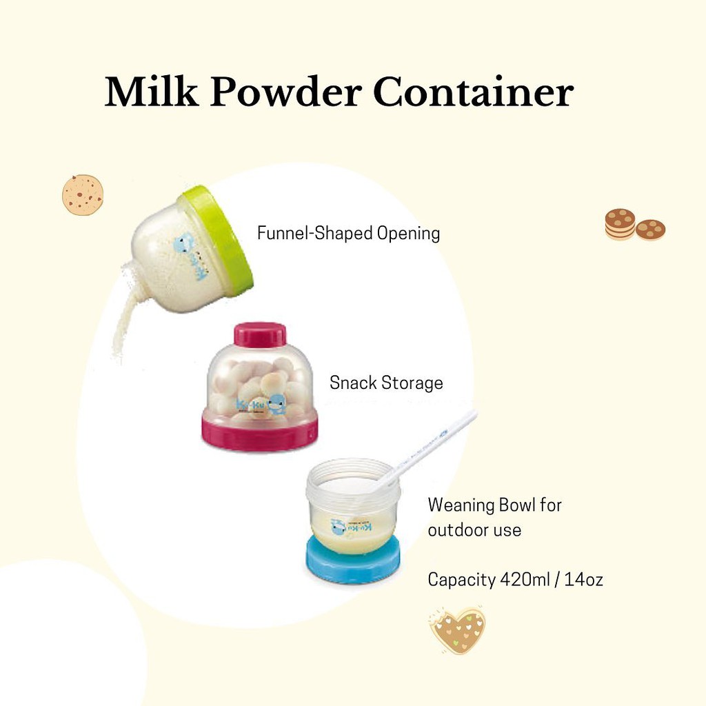 KU.KU Duckbill Milk Powder Container 63g/Layer KU5465A