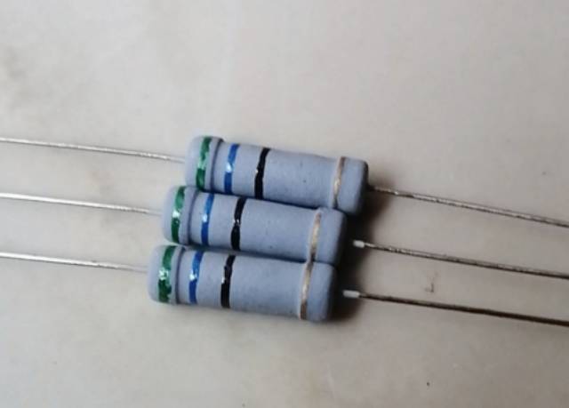 1 pcs.RESISTOR 56 OHM. 2 WATT..5%